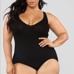 NWT Fashion Nova Shapewear Full Body Brief - BLACK